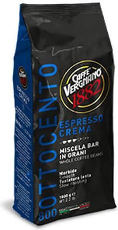Καφές Espresso Vergnano 1882 Crema 800 σε Κόκκους 1000gr