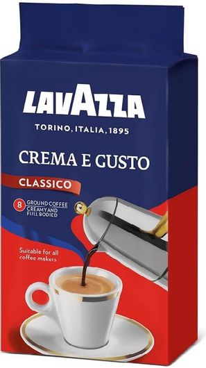 Καφές Espresso Lavazza Crema e Gusto Classico Αλεσμένος 250gr