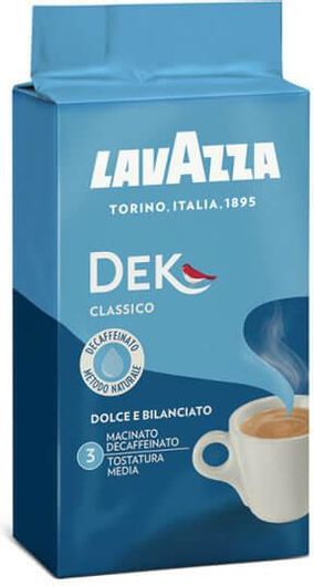 Καφές Espresso Lavazza Decaffeinato Αλεσμένος 250gr