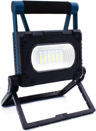 Ηλιακός Επαναφορτιζόμενος Μαγνητικός Φορητός Προβολέας LED Εργασίας & Powerbank OEM W875-1