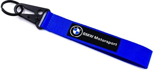 Μπρελόκ Υφασμάτινο με Κλιπ "BMW Motorsport" - Μπλε