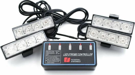 Φάρος Αυτοκινήτου LED 12V Κόκκινο