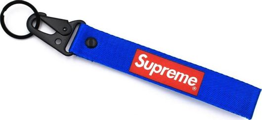 Μπρελόκ με Κλιπ Supreme Υφασμάτινο Μπλε