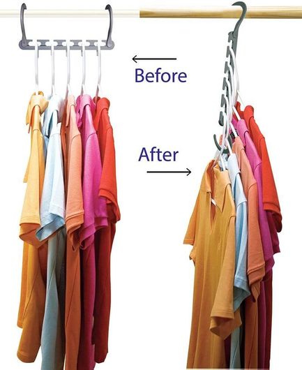 Έξυπνη Κρεμάστρα ρούχων αναδιπλούμενη - Clothes Perfect +1 σετ κρεμάστρες