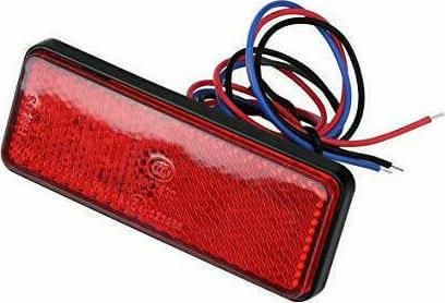 LED Reflector Πορείας & Φρένων με 24 led 12V Κόκκινο