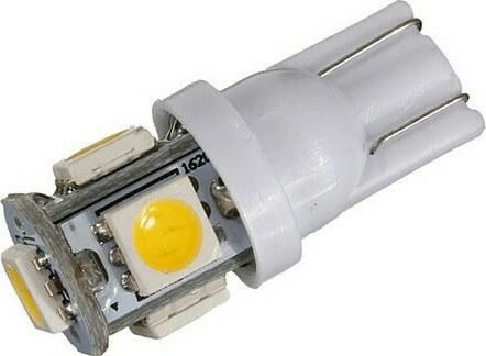 Λάμπες Αυτοκινήτου Ψείρες LED T10 6000K (2τμχ)