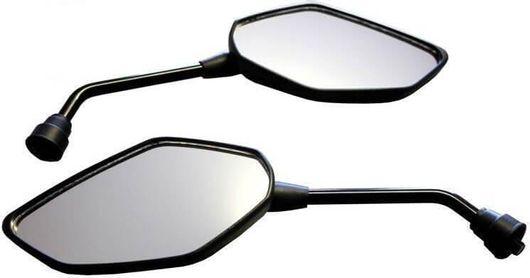 Καθρέπτες Μοτοσυκλέτας 10mm 2τμχ Μαύρο