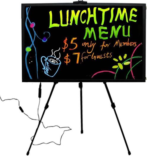 Διαφημιστικός Πίνακας 70x50 LED με Χρώματα CR03