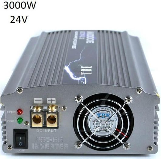 Inverter Τροποποιημένου Ημιτόνου TBE 3000W 24V