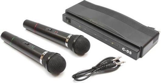 Συσκευή για Καραόκε με Δύο Ασύρματα Μικρόφωνα-WVNGR C-05