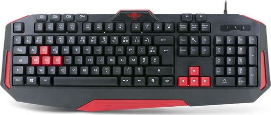 Spirit of Gamer Antighosting 4 Gaming Πληκτρολόγιο με Φωτιζόμενα πλήκτρα Αγγλικό US