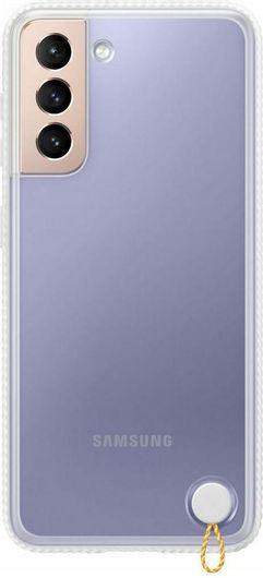 Samsung Clear Protective Cover Back Cover Πλαστικό Λευκό Galaxy S21 5G