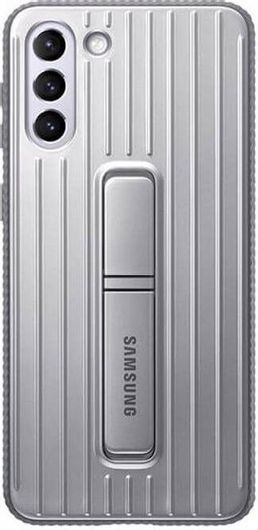 Samsung Protective Standing Back Cover Πλαστικό Γκρι Galaxy S21+ 5G