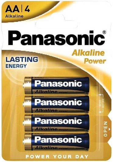 Panasonic Alkaline Power Μπαταρίες AA 1.5V 4τμχ
