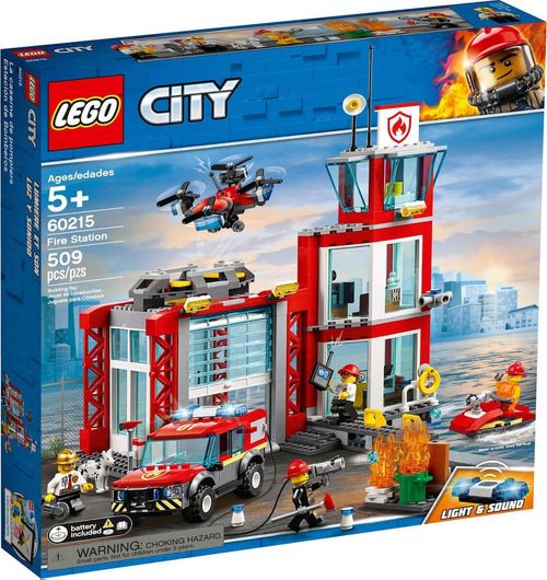 Lego City Σταθμός Πυροσβεστικής Fire Station για 5+ Ετών 60215