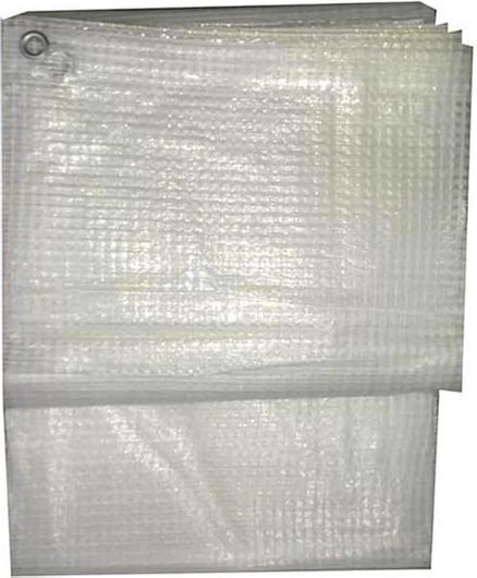 Μουσαμάς Αδιάβροχος Bradas 100gr 3x3m με Λευκό Νήμα Διάφανος