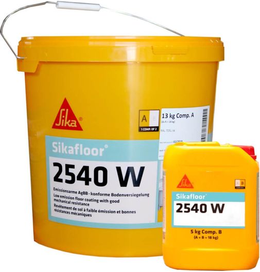 Βαφή Δυο Συστατικών Εποξειδική Sikafloor 2540 W (A+B) RAL 7032 18Kg