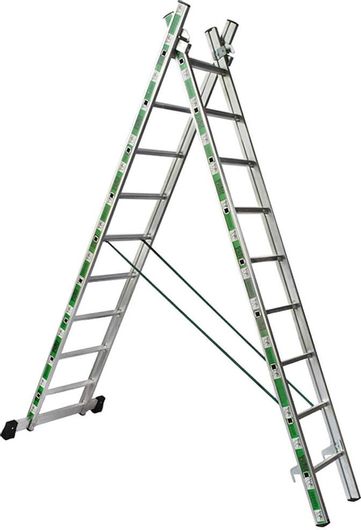 Σκάλα Αλουμινίου Επαγγελματικής Χρήσης Διπλή Pankoskal 2x9 4.30m