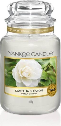 Αρωματικό Κερί Yankee Candle σε Βάζο Camelia Blossom 10.7x16.8cm 623gr