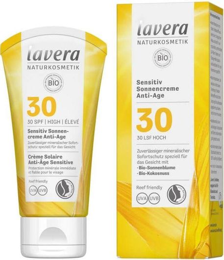 Aντηλιακό Προσώπου Lavera Sensitive SPF 30 50ml