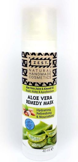 Μάσκα Προσώπου Zest Natural Cosmetics Aloe Vera Moisturizing 40 ml