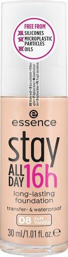 Foundation Essence All Day 16h Long-lasting Waterproof 08 Soft Vanilla 30ml