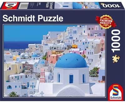 Puzzle Santorini Cyclades Islands 2D 1000 Κομμάτια