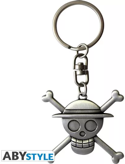 Μπρελόκ Abysse Μεταλλικό Skull Luffy 3d