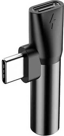 Μετατροπέας USB-C male σε 3.5mm / USB-C female Baseus L41