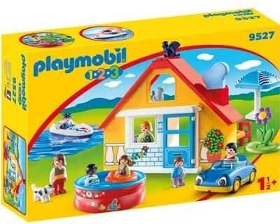 Playmobil 123 Εξοχικό Σπίτι με Βάρκα και Αυτοκίνητο για 1.5+ Ετών 