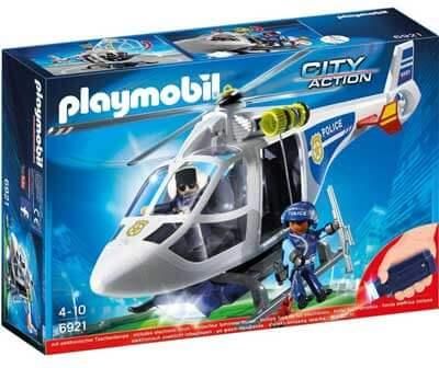 Playmobil City Action Αστυνομικό Ελικόπτερο με Φως LED για 4-10 Ετών 