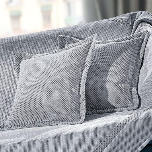 Διακοσμητική Μαξιλαροθήκη Guy Laroche χωρίς Γεμιση 45x45cm Rubicon Silver