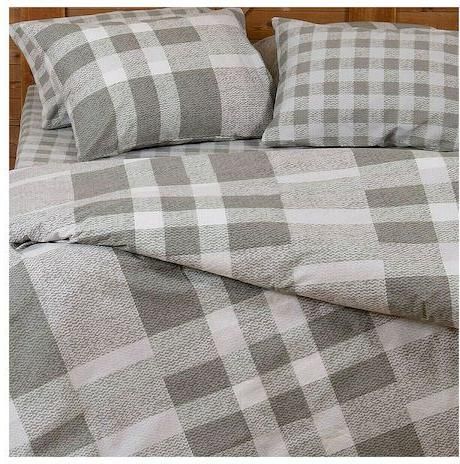 Μαξιλαροθήκη Melinen Santana 50x70cm  Σετ 2τμχ Γκρι