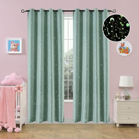 Παιδική Κουρτίνα Beauty Home Art 6140 140x260cm Πράσινο