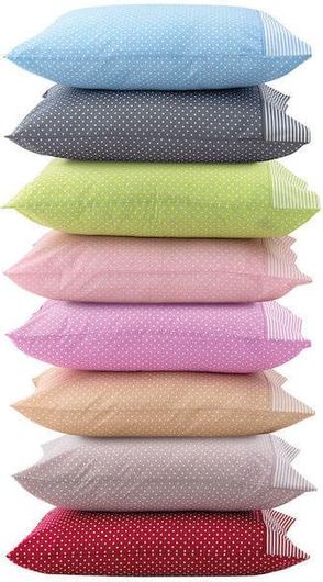 Σετ Μαξιλαροθήκες Beauty Home Πουά Joy Art 1680 50x70cm Γαλάζιο