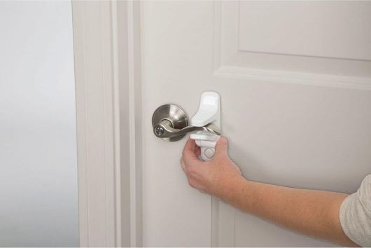 Safety 1st Προστατευτική Ασφάλεια για Πόρτες από Πλαστικό Λευκό