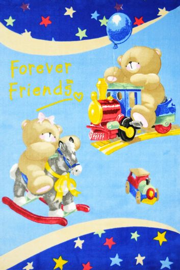 Παιδικό Χαλί Sprintzio F-Friends 6109 Συνθετικό 160x230cm Μπλε