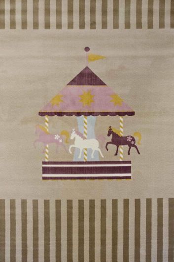 Παιδικό Χαλί Ezzo Bambino Carousel 7580 160x230cm Μπεζ