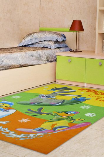 Παιδικό Χαλί Sprintzio Kids 5208 Συνθετικό 160x230cm Μπλε