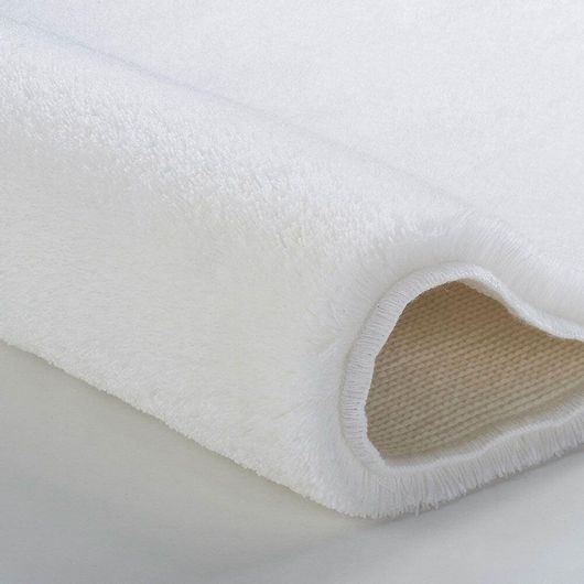 Πατάκι Μπάνιου Kleine Wolke Στρογγυλό Relax 5405115307 Λευκό Φ60cm