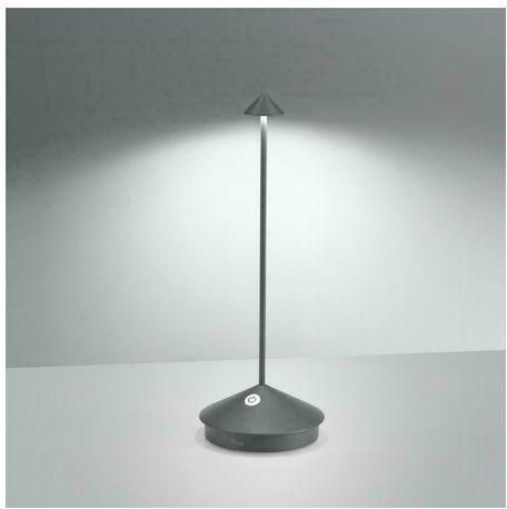 Φωτιστικό Γραφείου Zafferano Pina Pro LED Επαναφορτιζόμενο Γκρι