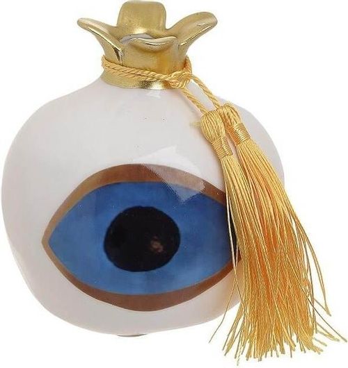 Γούρι Για Το Σπίτι Inart 3-70-146-0375 Κεραμικό Ρόδι 