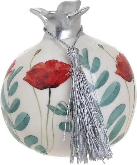 Γούρι Για Το Σπίτι Inart 3-70-146-0413 Κεραμικό Ρόδι