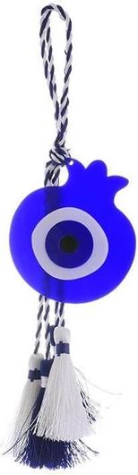 Γούρι Inart 3-70-151-0090 Ρόδι Πλαστικό 8x24cm