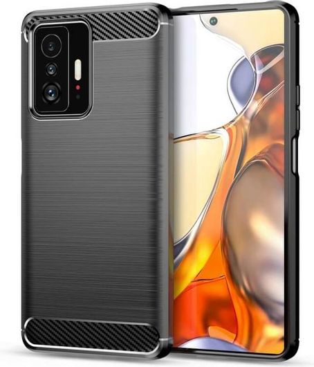 Tech-Protect Back Cover Σιλικόνης Μαύρο Xiaomi 11T/11T Pro