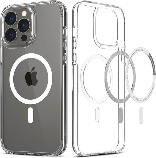 Spigen Ultra Hybrid MagSafe Compatible Back Cover Πλαστικό 2mm Λευκό iPhone 13 Pro Max