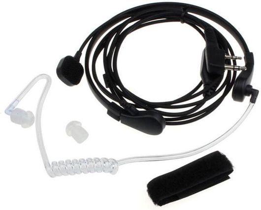 Λαρυγγόφωνο PTT Ακουστικό Ασύρματου Πομποδέκτη Συμβατό με Πομποδέκτες με Υποδοχή 2-pin