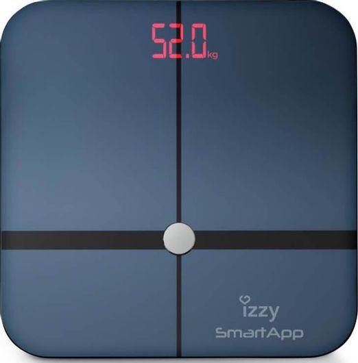 Izzy Smart Ζυγαριά με Λιπομετρητή & Bluetooth σε Navy Μπλε χρώμα 223730