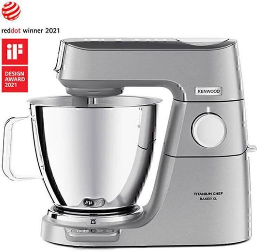Κουζινομηχανή Kenwood KVL85.124SI Titanium Chef Baker XL 1200W με Ανοξείδωτο Κάδο 7lt