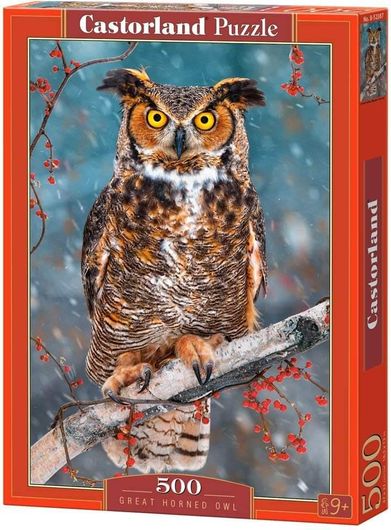 Puzzle Horned Owl 2D 500 Κομμάτια